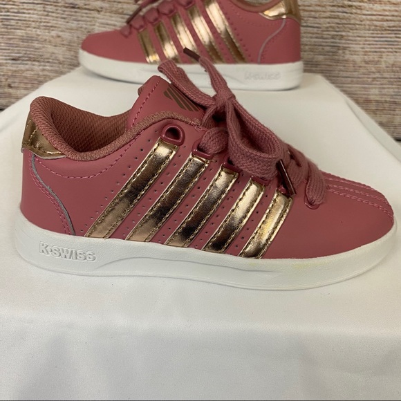 pink rose gold sneakers